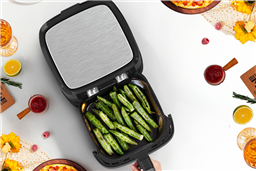 5 bước làm đậu bắp nướng bằng nồi chiên không dầu thơm nức mũi